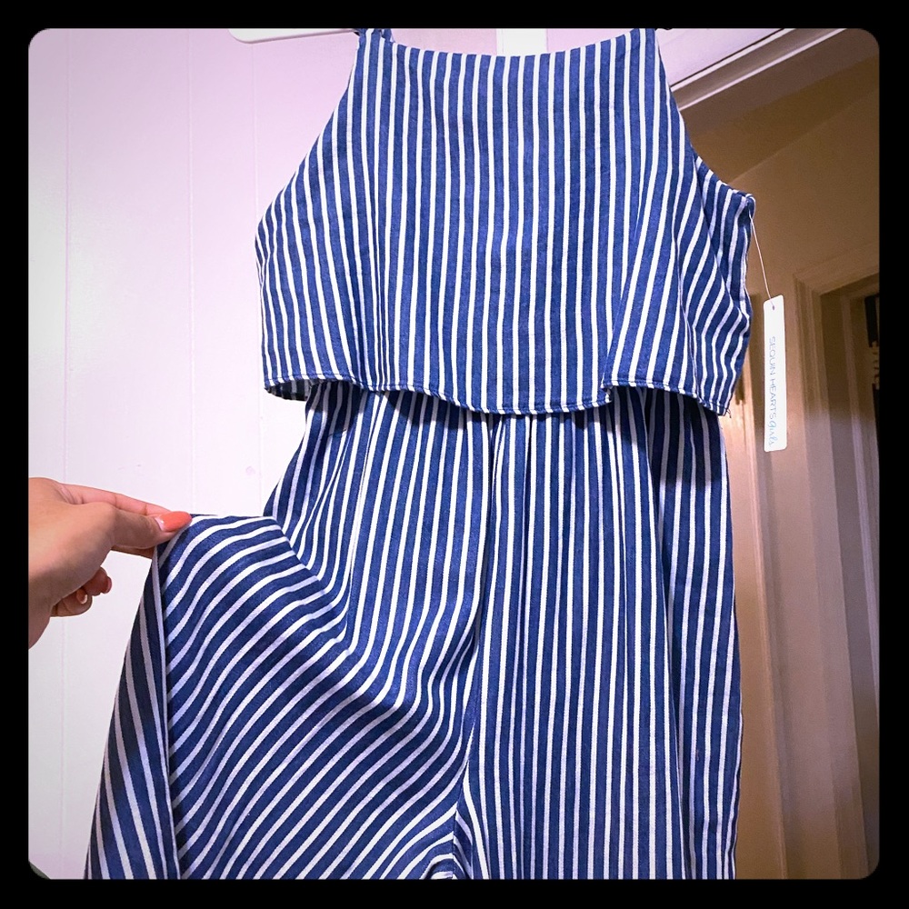 Striped Jumpsuit for Girls